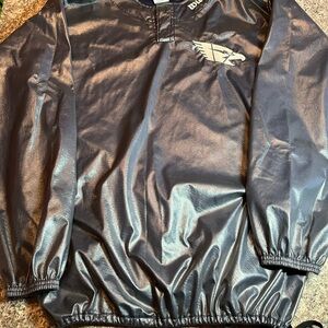 Vintage Wilson Warm up Waterproof Pullover Softball Baseball Golf Size L